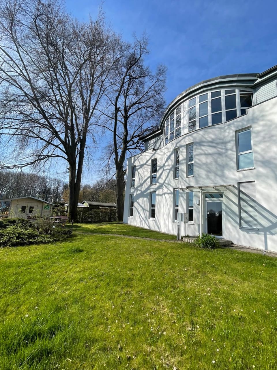 Property building, Garden view