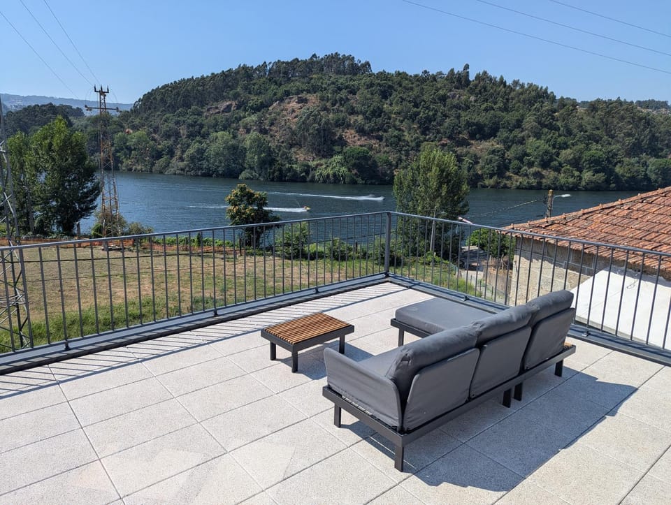Balcony/Terrace, Mountain view, River view, furniture