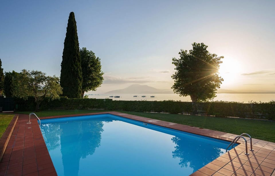 Natural landscape, Garden, Lake view, Pool view, Swimming pool, Sunrise