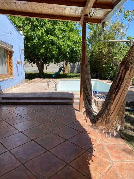 Patio, Day, Garden, Garden view, Pool view, Swimming pool, sunbed