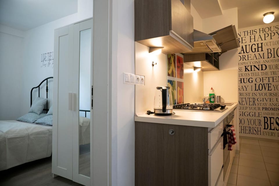 Kitchen or kitchenette, Bedroom