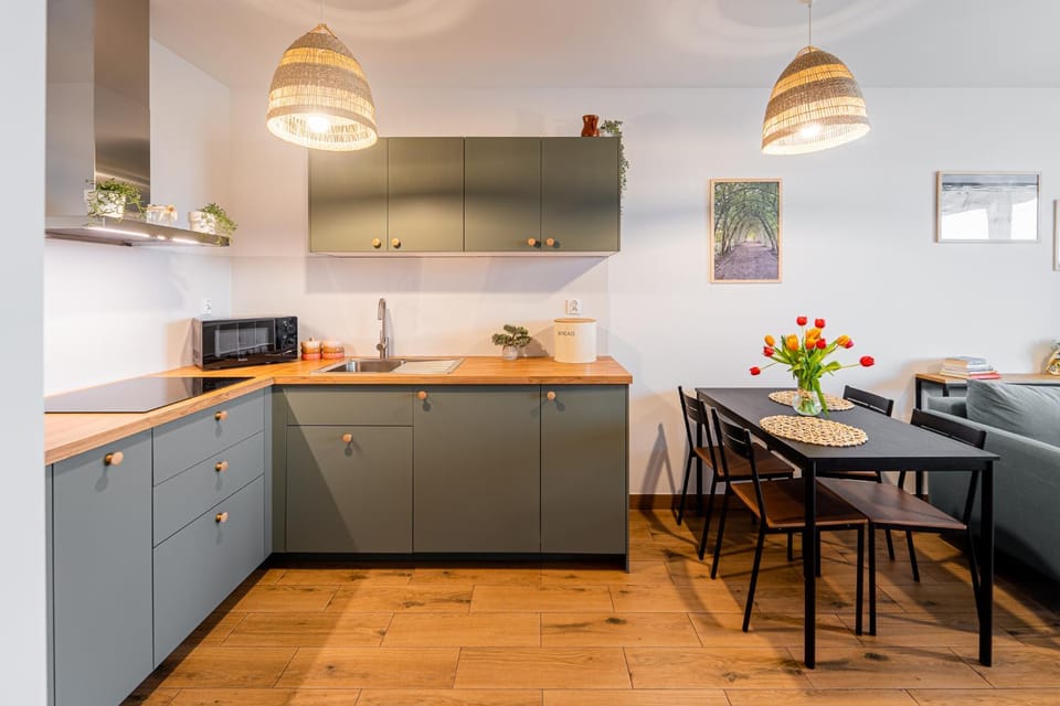 Green Boho Sienkiewicza Apartment in West Pomeranian Voivodeship, Poland