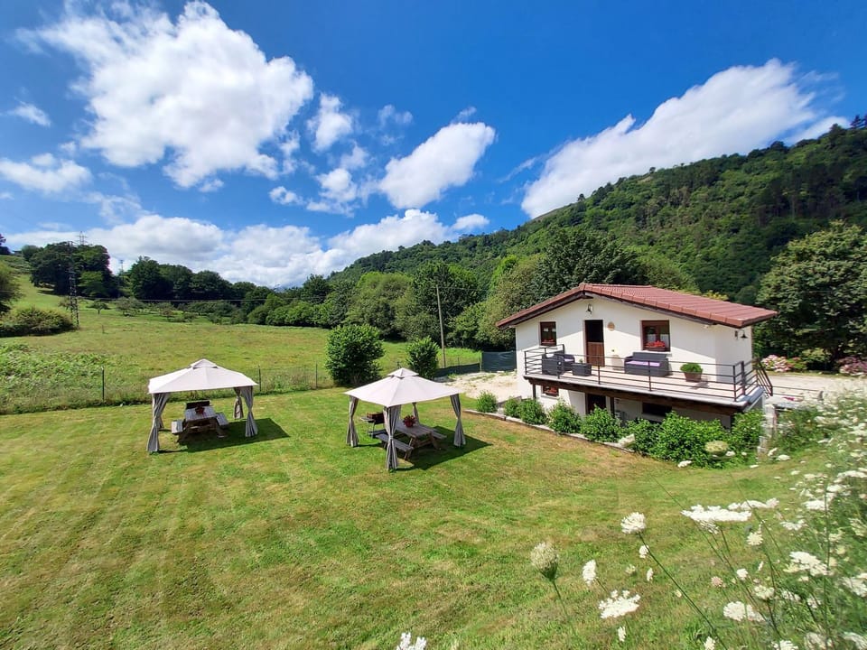 Property building, Garden view