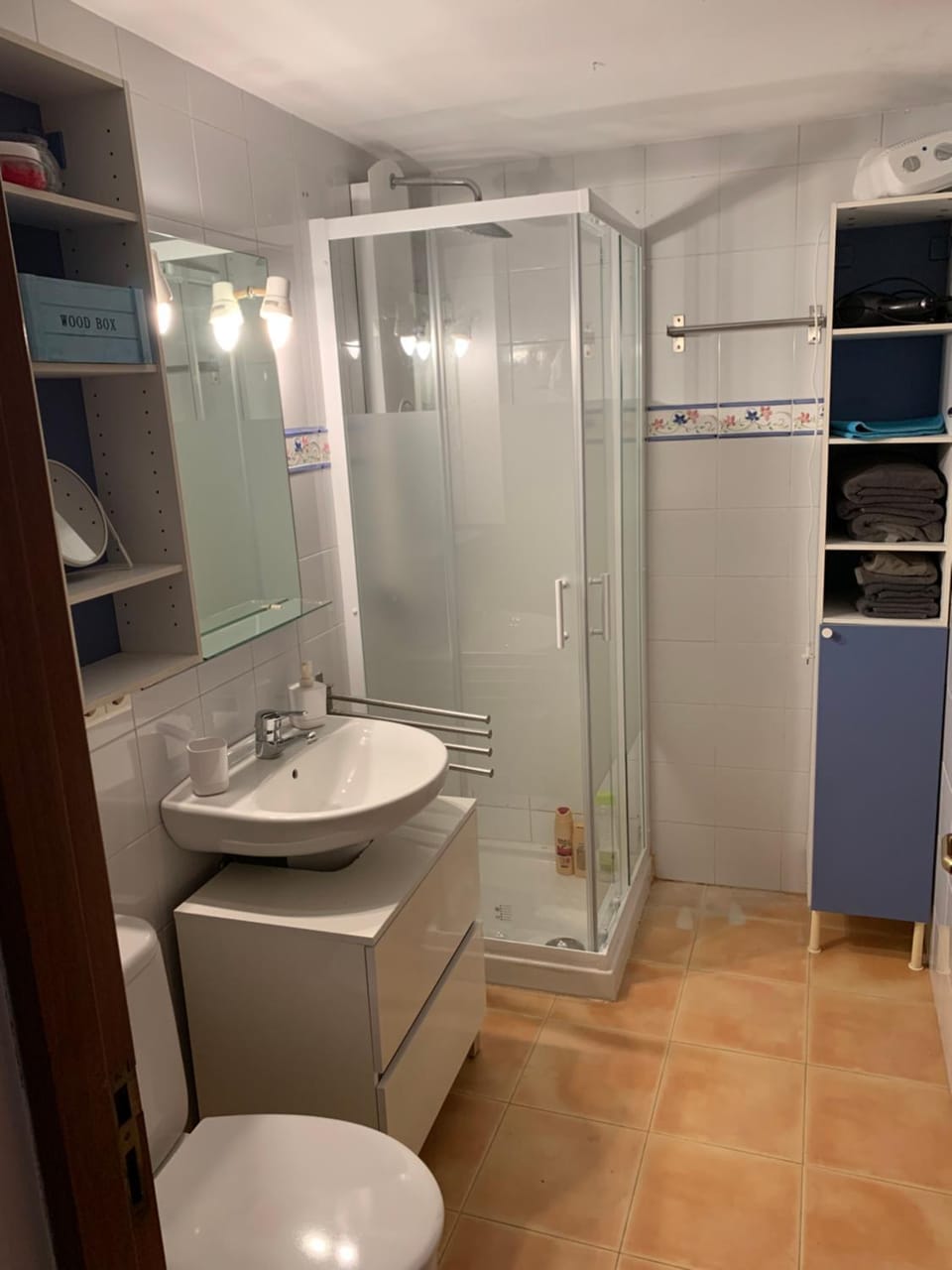 Shower, Bathroom, towels