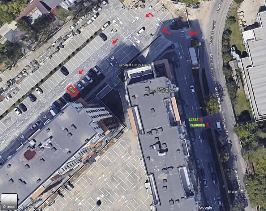 Property building, Street view, Location, Parking