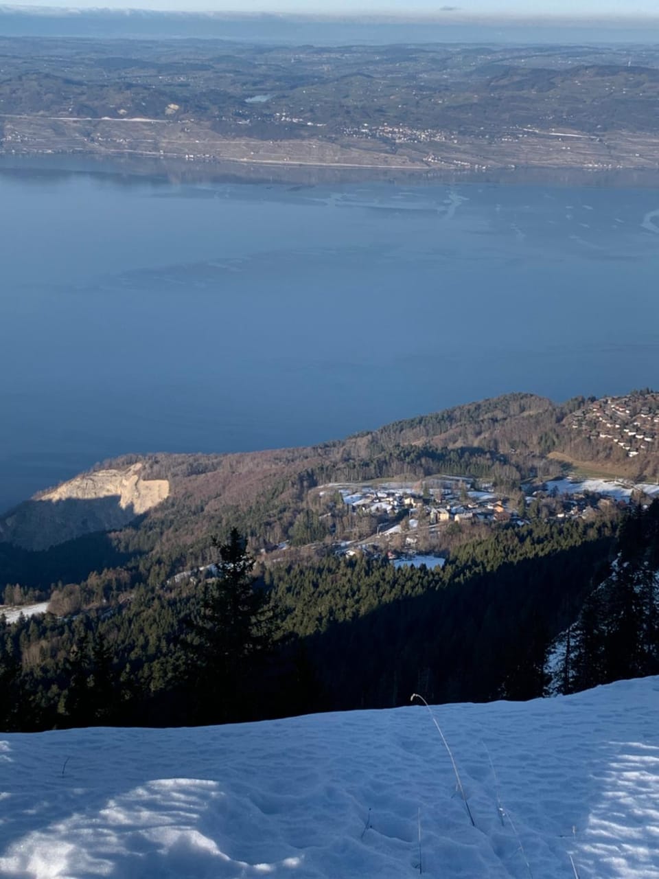 Winter, Lake view, Mountain view