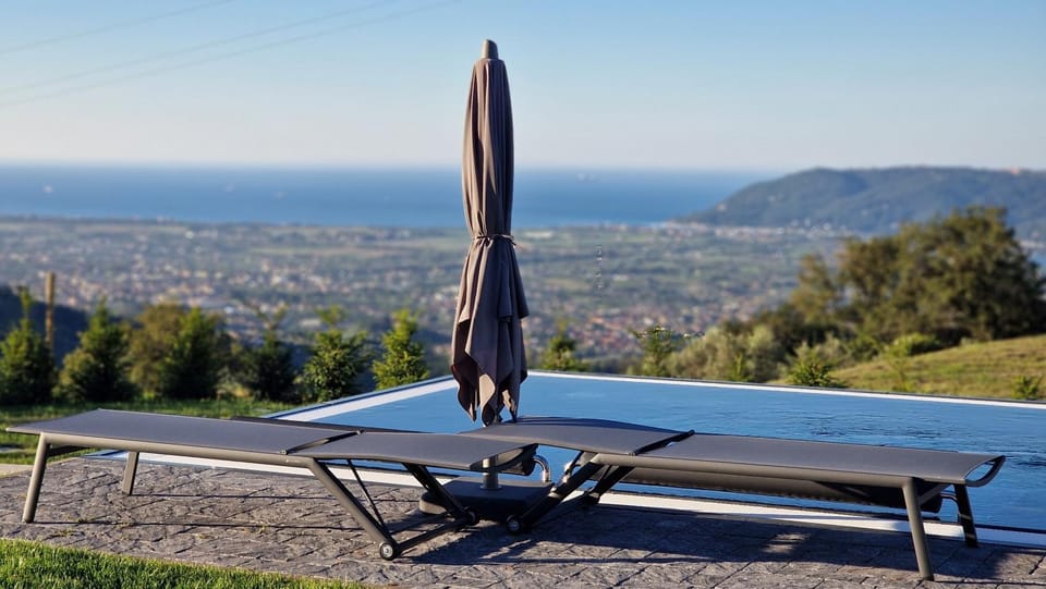Natural landscape, Hot Tub, Sea view, Open Air Bath, sunbed