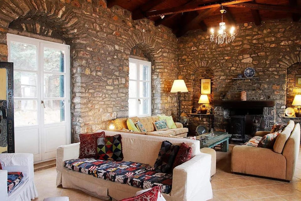 Hillside Villa over Lemonodasos House in Islands