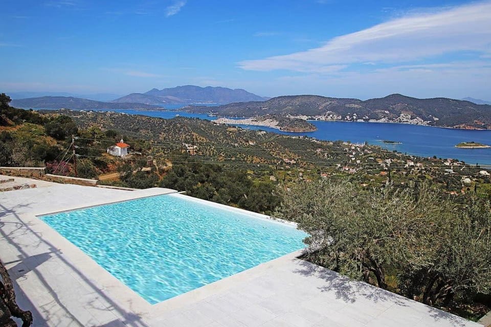 Hillside Villa over Lemonodasos House in Islands