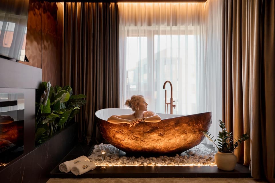 Living room, Seating area, Bath