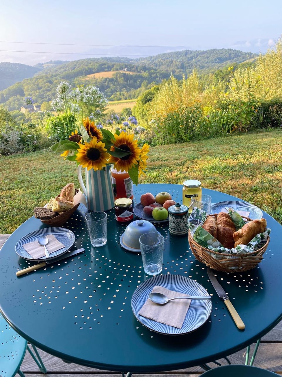 Mountain view, Breakfast