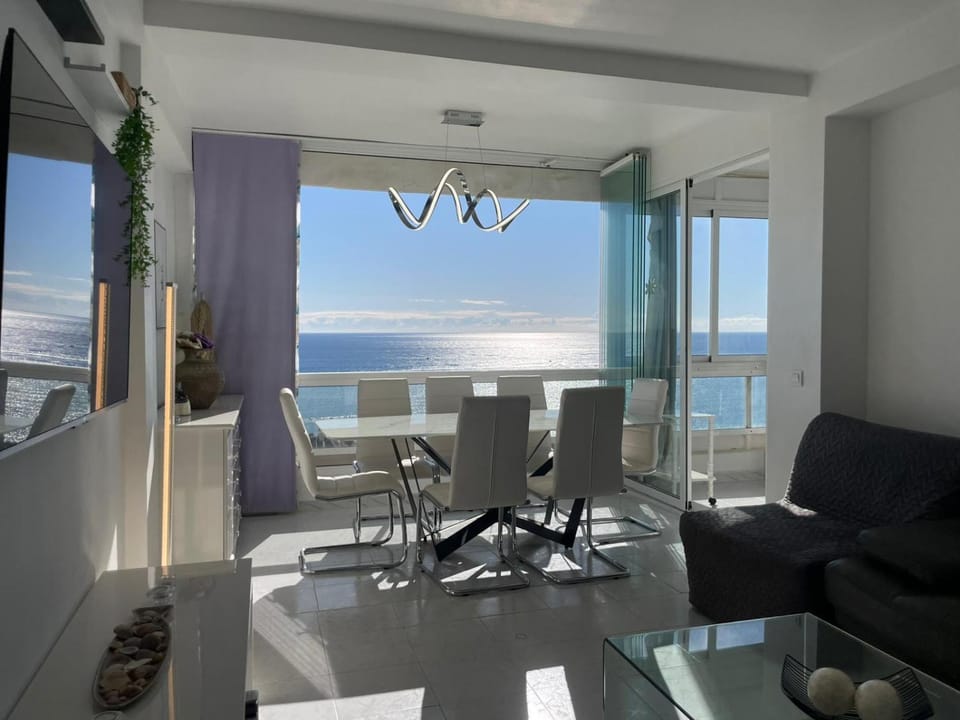 View (from property/room), Seating area, Dining area, Sea view