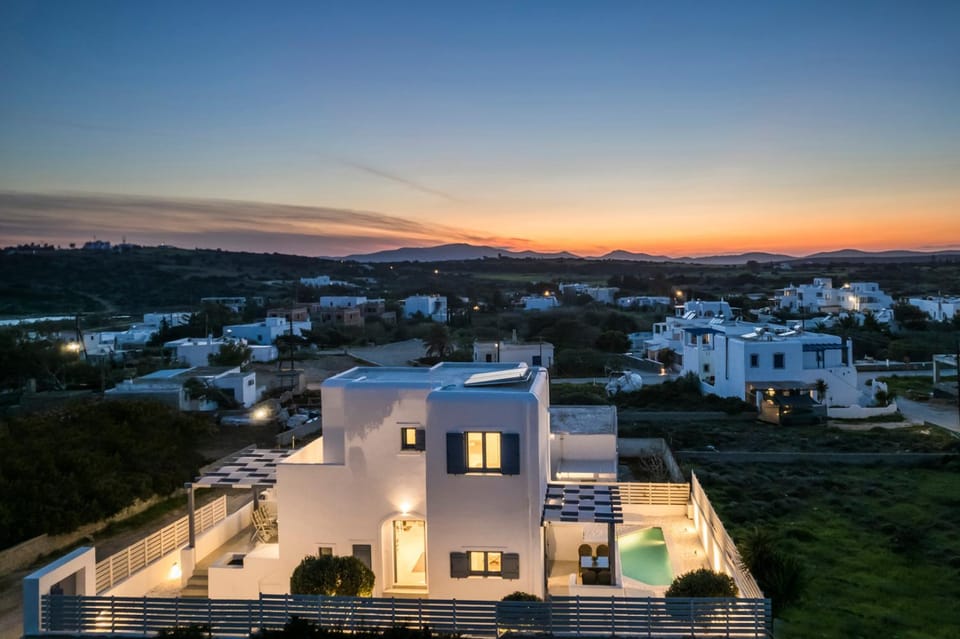 Property building, Natural landscape, Sunset