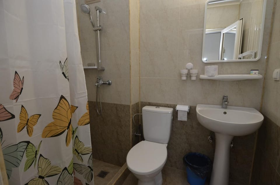 Shower, towels