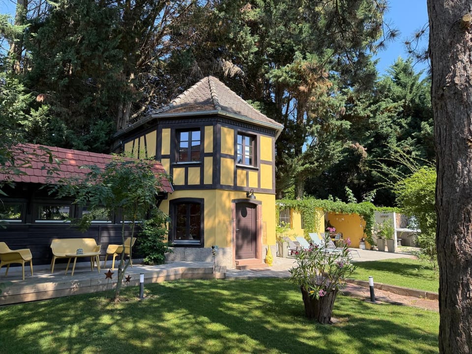Property building, Day, Garden