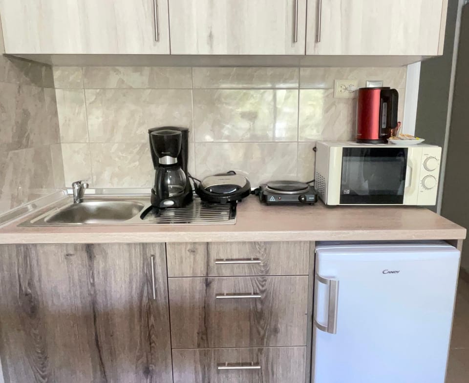 Coffee/tea facilities, minibar, stove