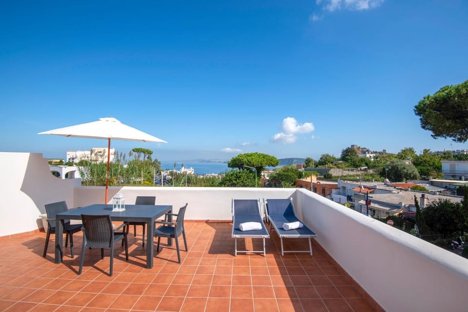 Natural landscape, View (from property/room), Balcony/Terrace, Sea view