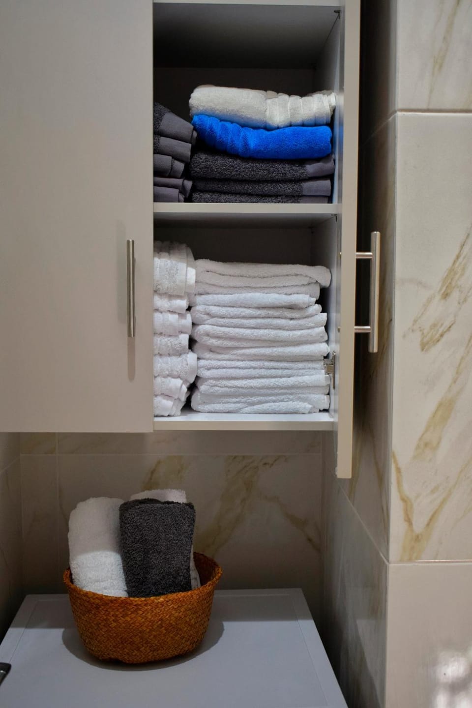 towels, wardrobe