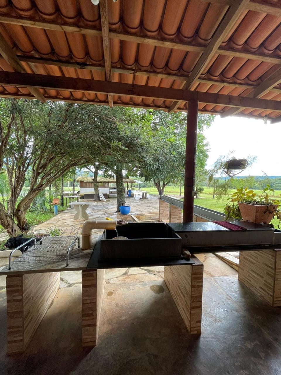 BBQ facilities, Garden, Dining area, Garden view
