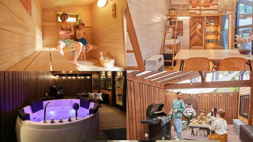 BBQ facilities, Sauna, Living room