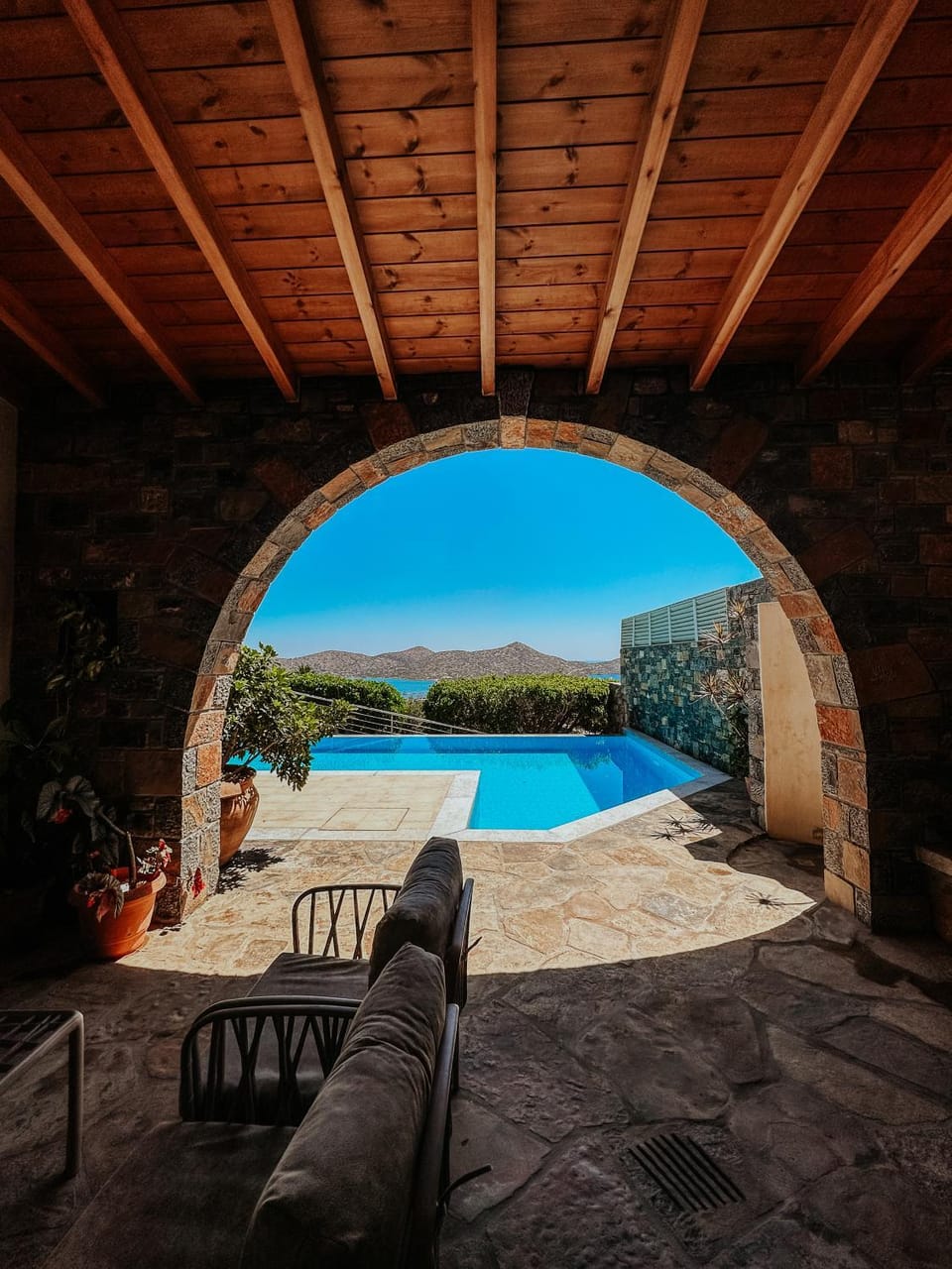 Balcony/Terrace, Sea view, Swimming pool