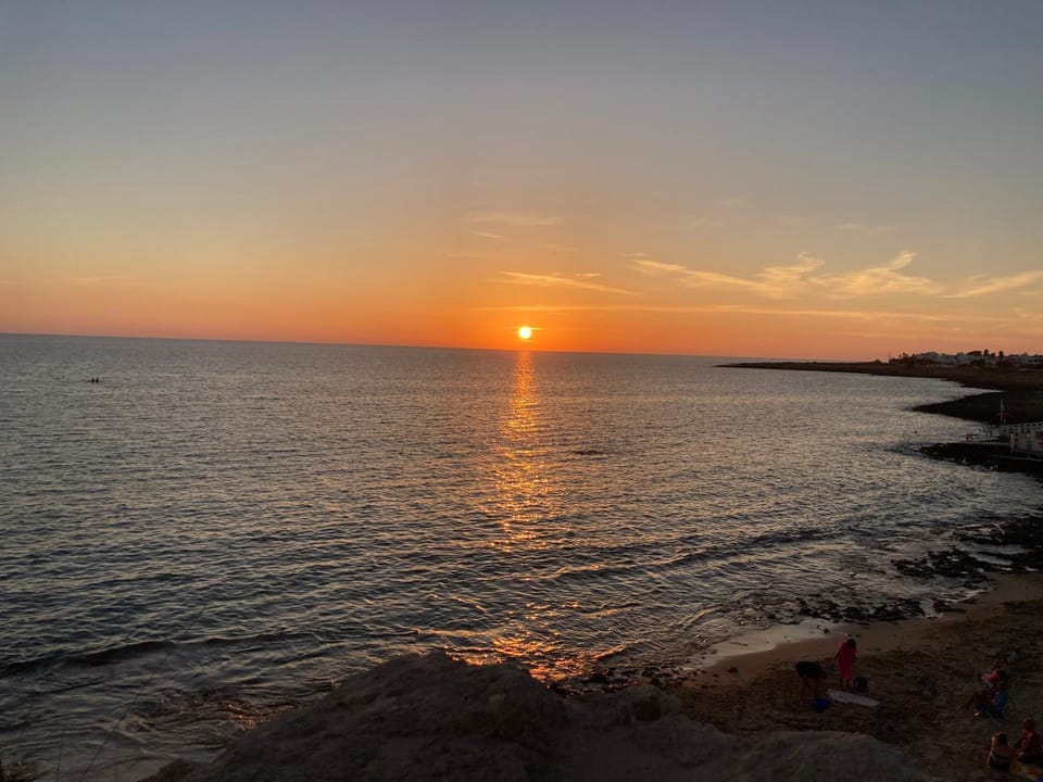 Nearby landmark, Natural landscape, Beach, Sea view, Sunset