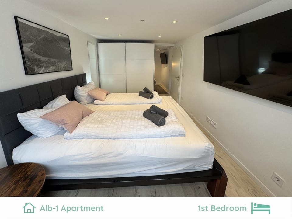 Communal lounge/ TV room, Bed, TV and multimedia, Photo of the whole room, Bedroom