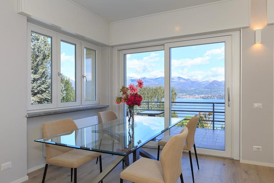 Seating area, Lake view, Mountain view