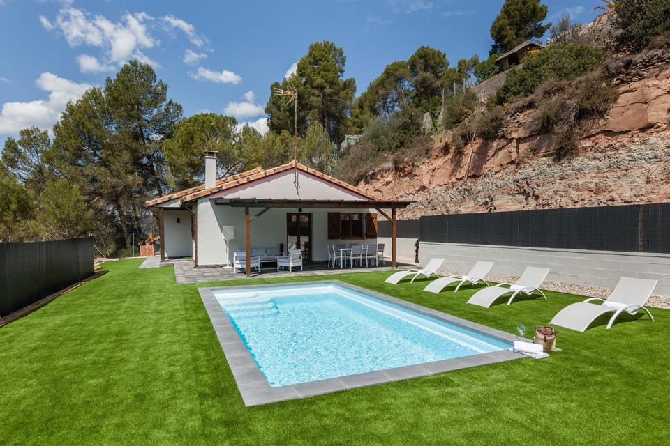 Property building, Living room, Swimming pool