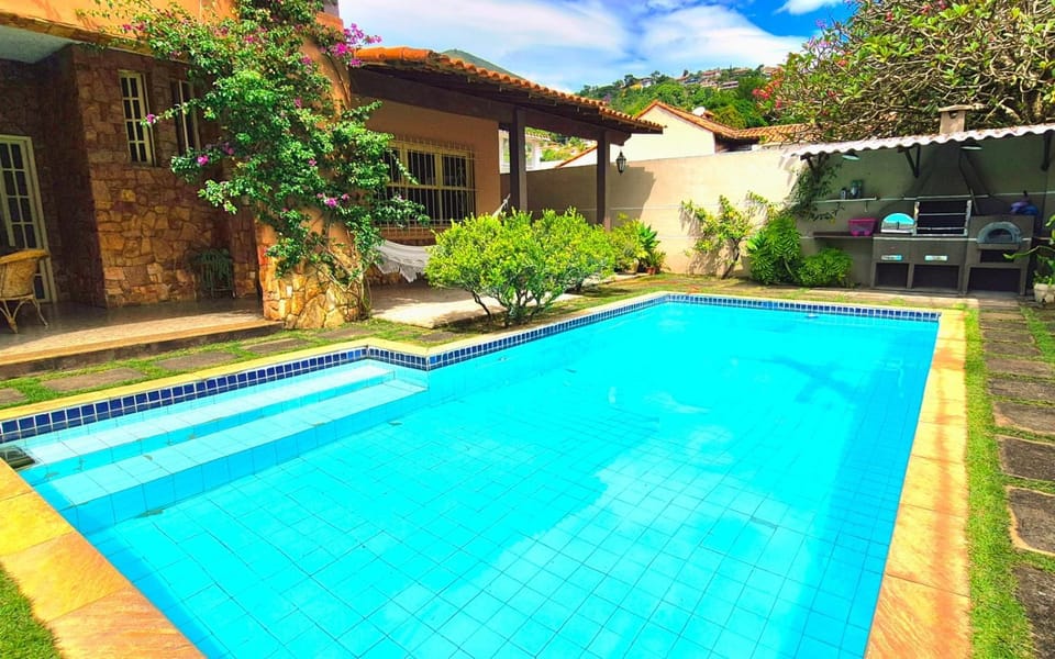 Property building, Day, Garden, Garden view, Pool view, Swimming pool, Swimming pool