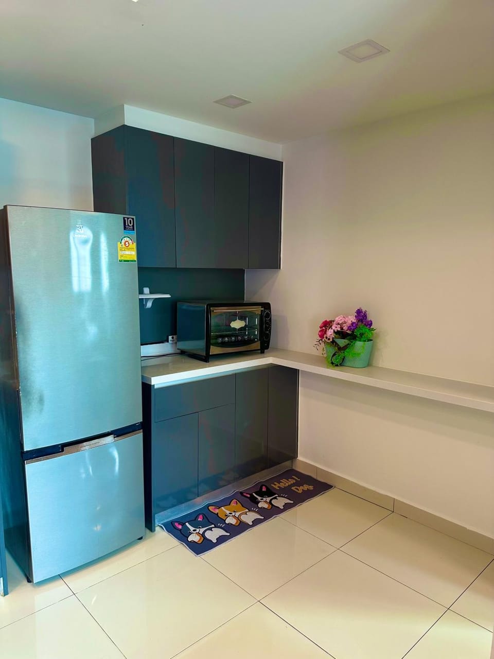 Kitchen or kitchenette, minibar, oven