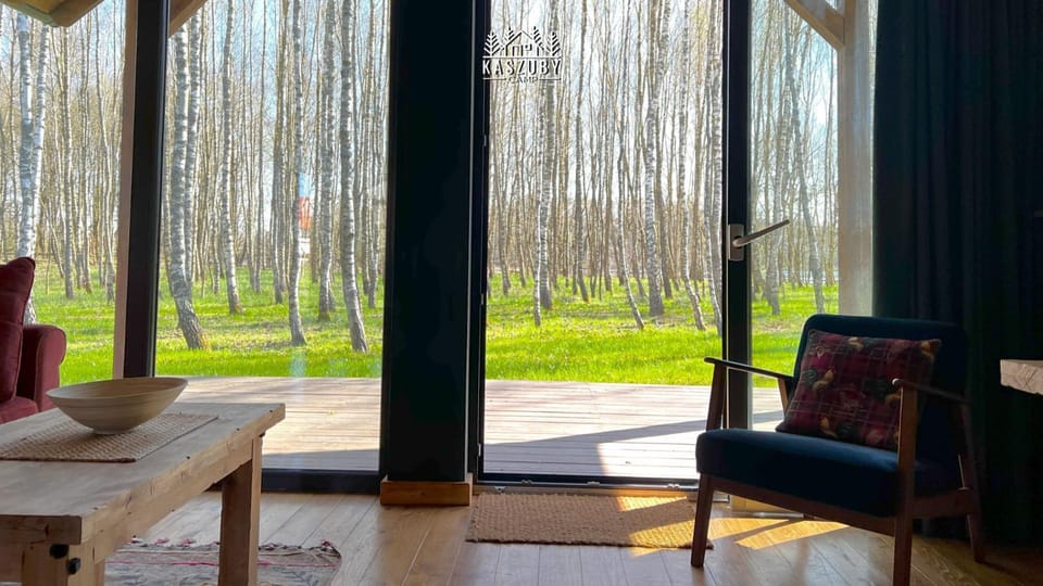 Spring, Living room, Garden view