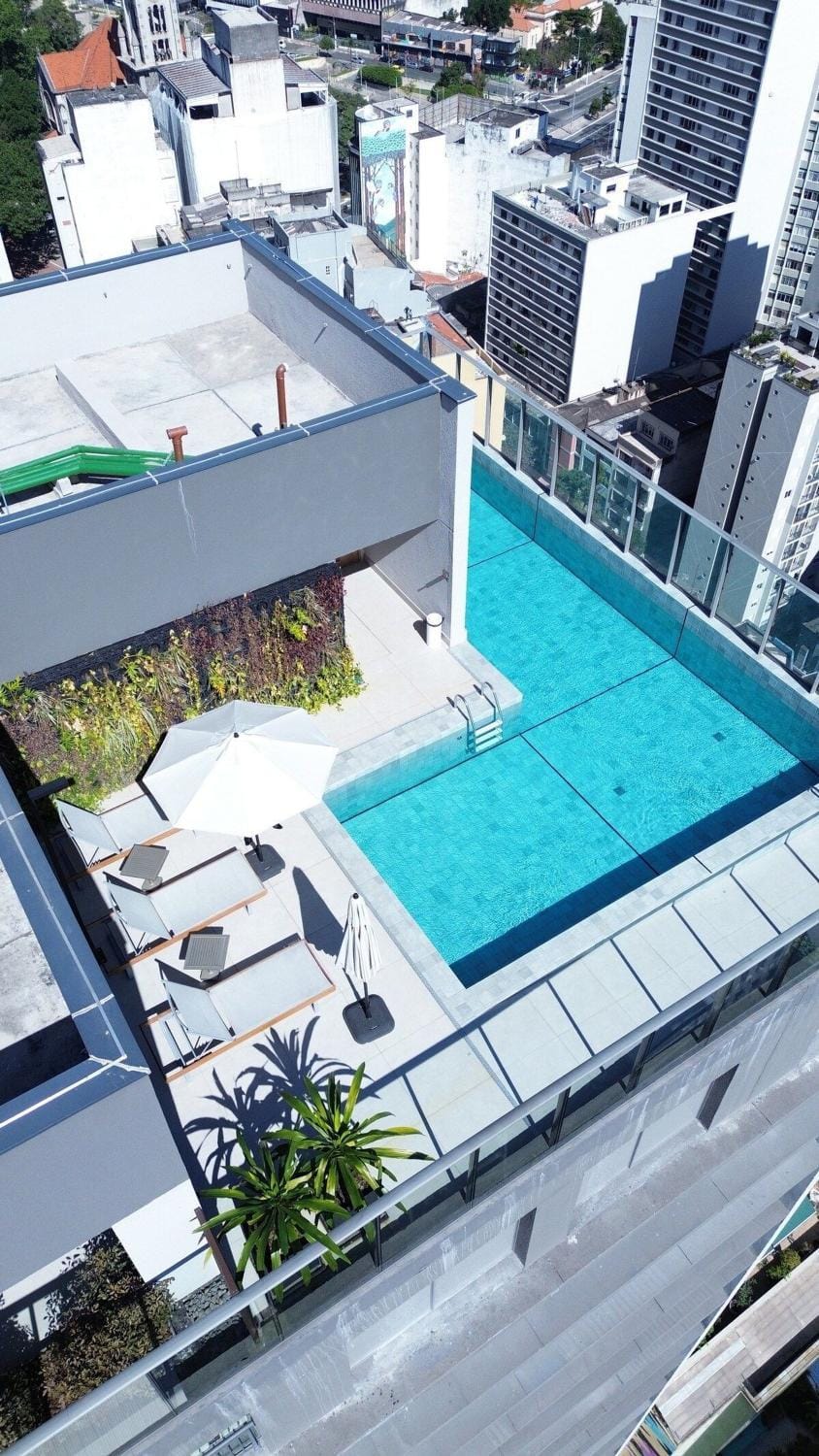 Property building, Bird's eye view, Pool view, Swimming pool