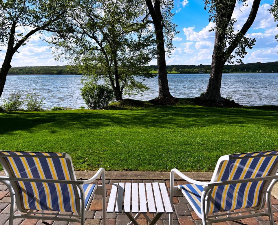 Patio, Lake view