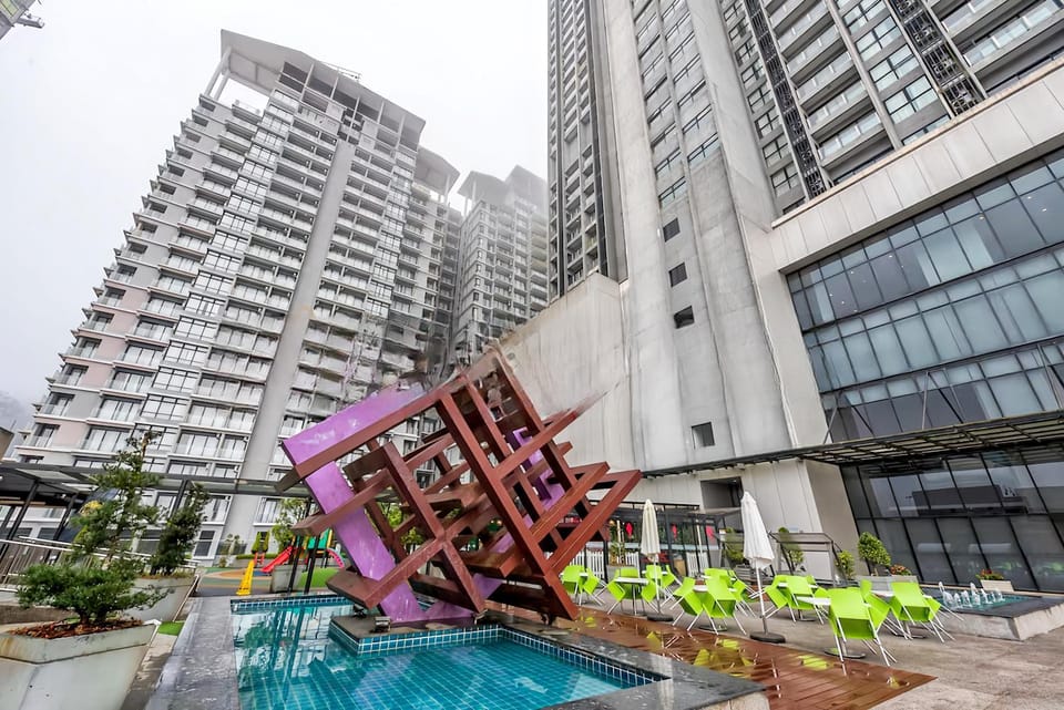 Property building, Pool view, Swimming pool