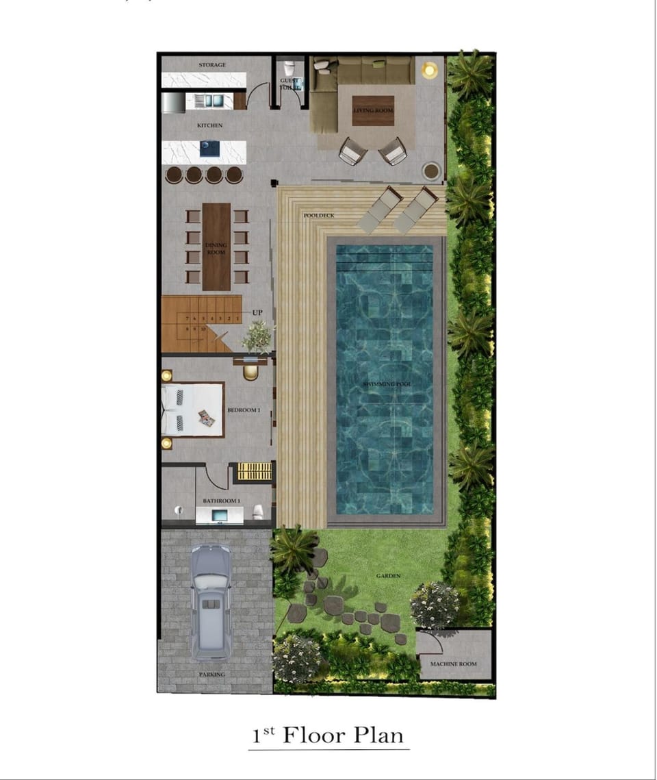 Coastal Haven 5BR New Villa, 200m Canggu Beach Villa in Mengwi