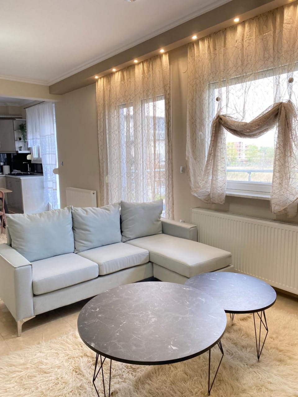 Living room, Seating area, Dining area