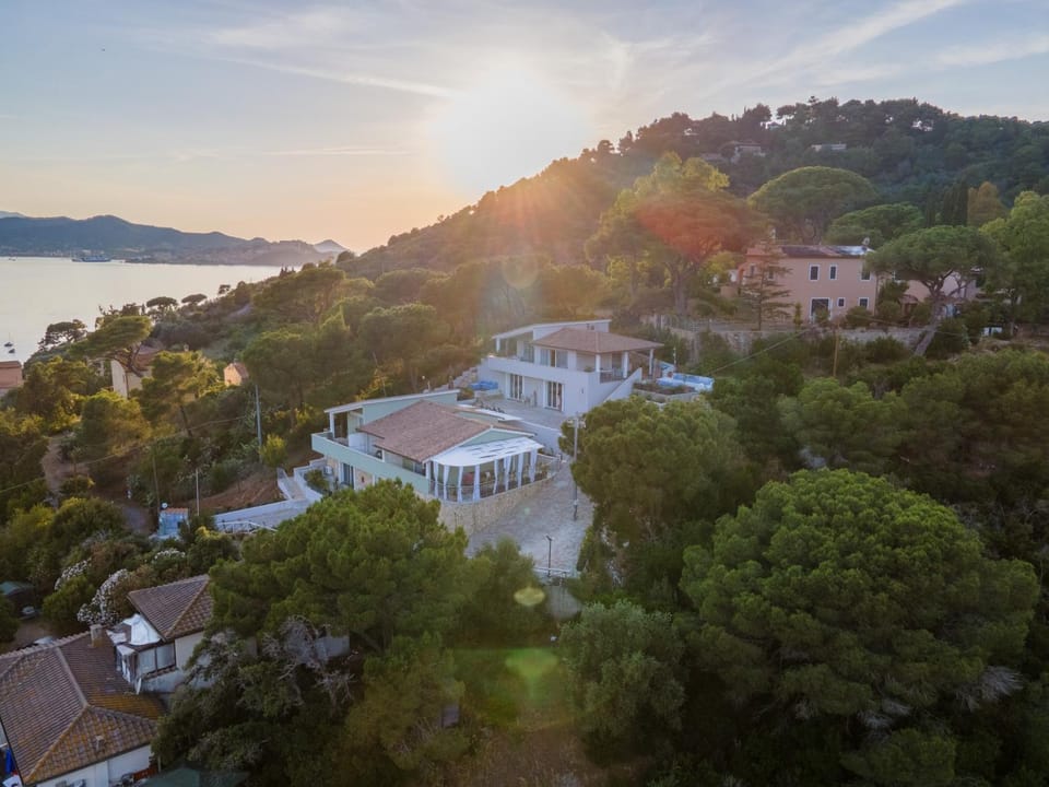 Natural landscape, Bird's eye view, Sunset
