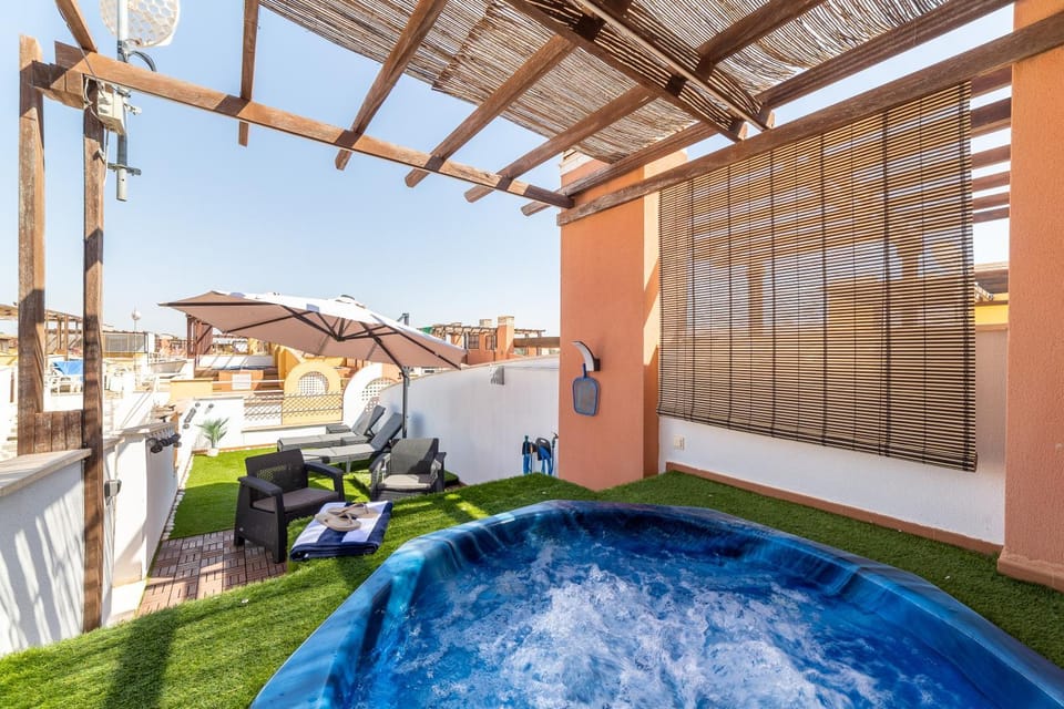 Property building, Living room, Swimming pool