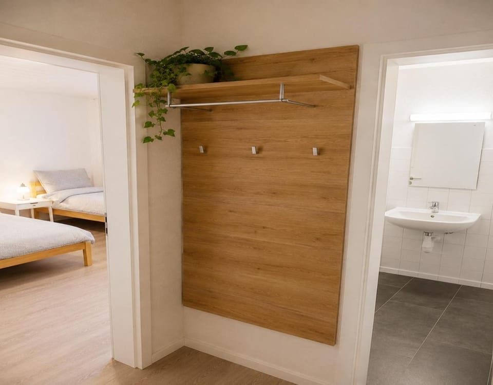 Bed, Bathroom, Bedroom