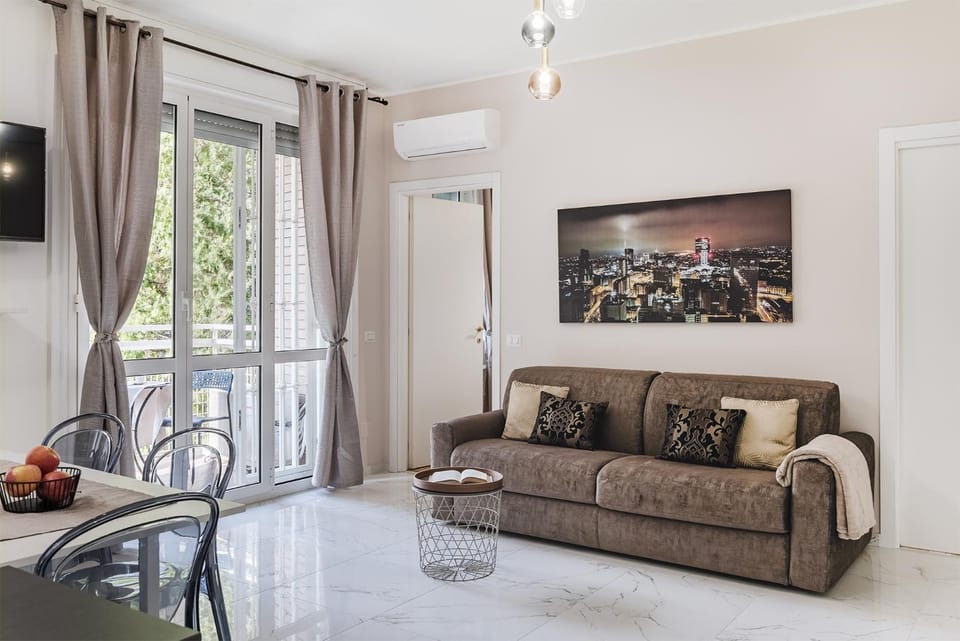 Living room, air conditioner