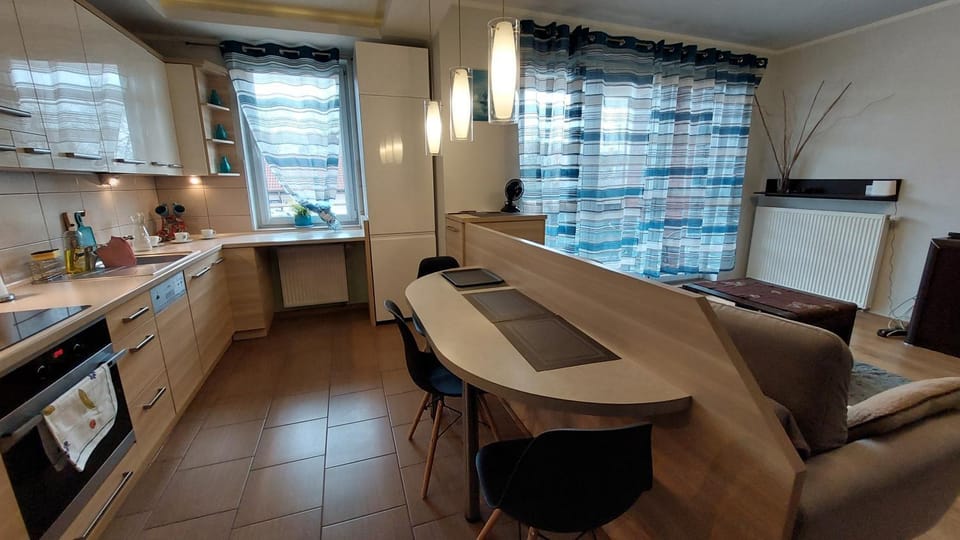 Kitchen or kitchenette, Dining area, stove