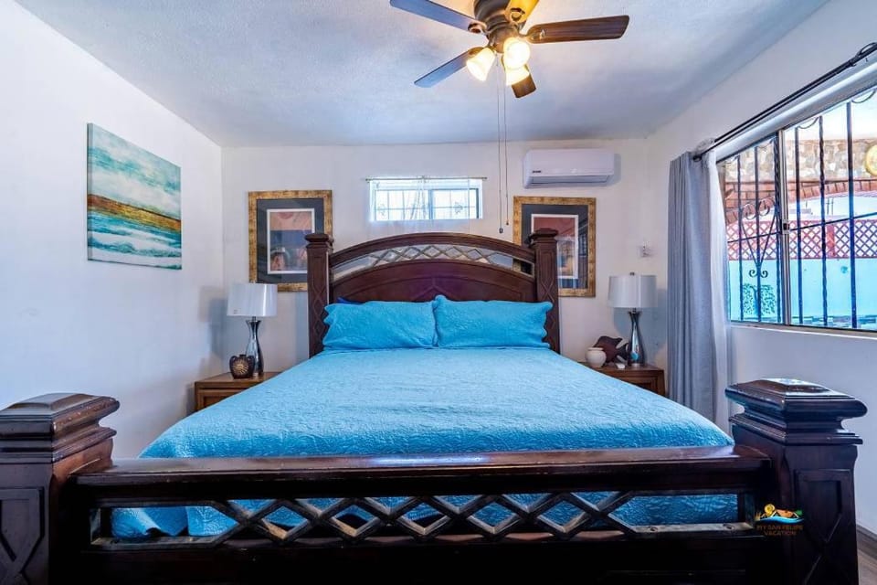 Huge Family 5 bedroom sleeps 16 with private pool home House in San Felipe