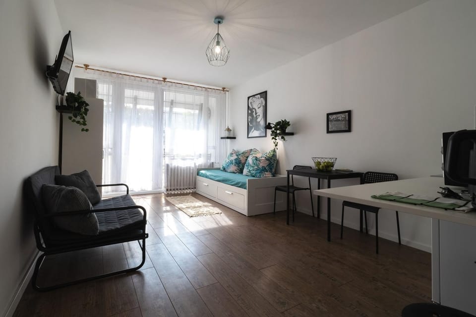 Bed, TV and multimedia, Living room, Photo of the whole room, Seating area, Bedroom