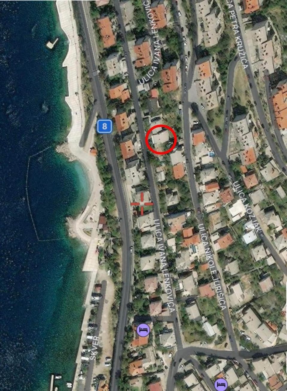 Neighbourhood, Bird's eye view, Beach, Sea view, Street view