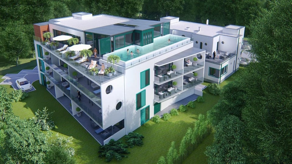 Property building, Garden, Garden view
