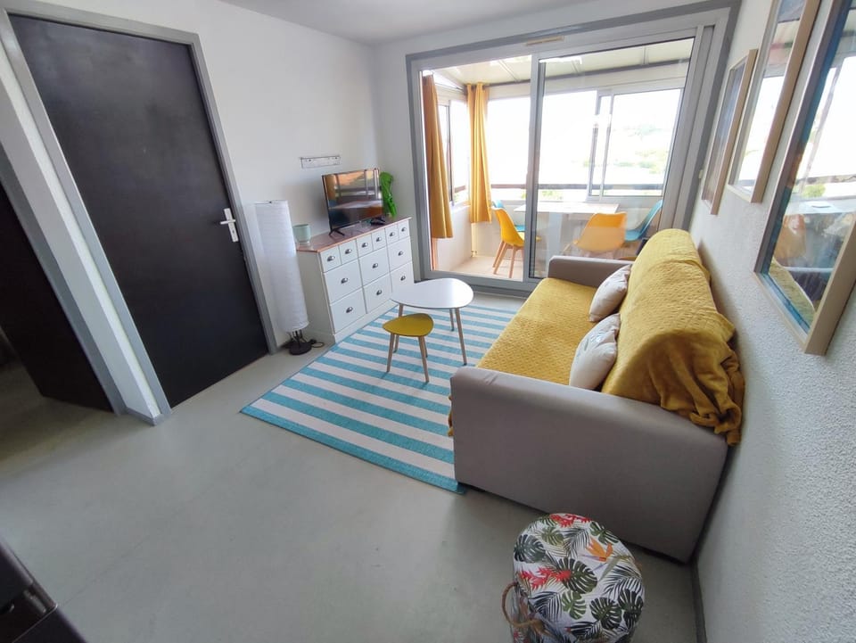 Appartement familiale 4 pers, véranda proche plage Apartment in Saint-Cyprien