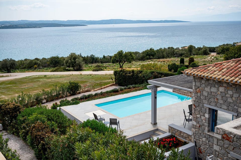Natural landscape, Pool view, Sea view, Swimming pool