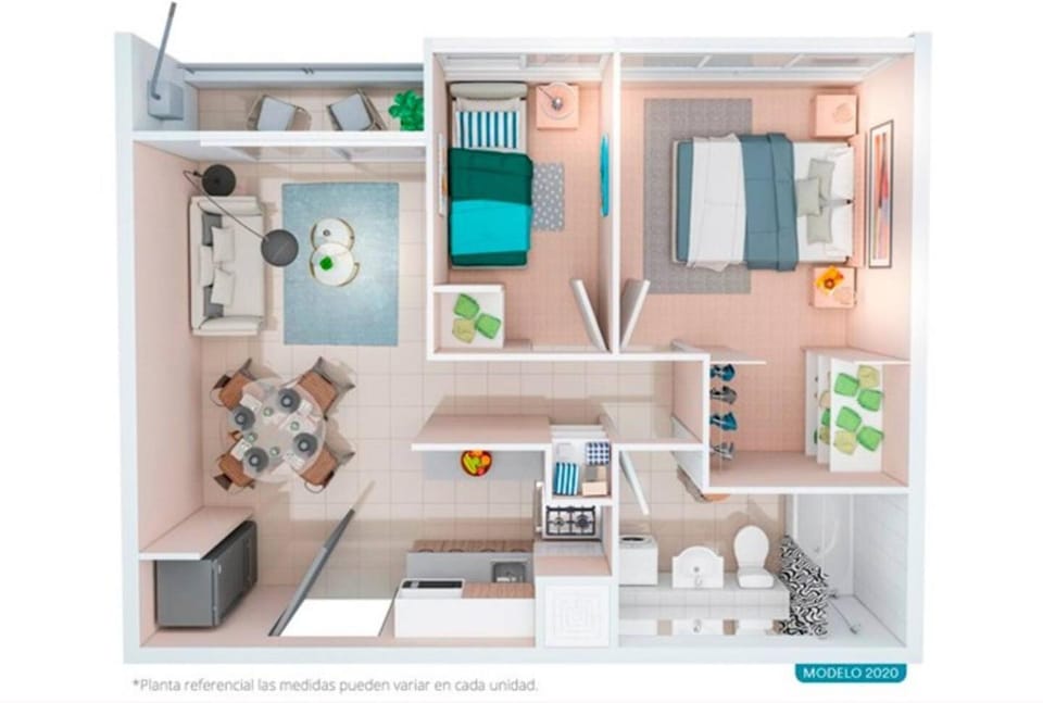 Living room, Photo of the whole room, Dining area, Bedroom