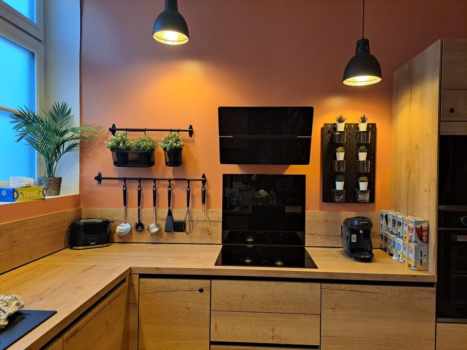 Coffee/tea facilities, Kitchen or kitchenette, On site, dishwasher, fireplace, minibar, oven, pet friendly, stove, washing machine